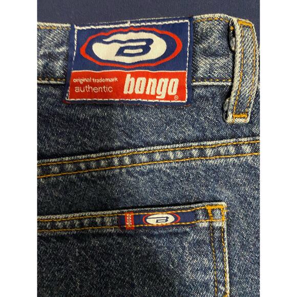 Bongo Jeans Women's Capri XL Size 13 Cuffed Medium Blue Denim - Picture 4 of 16